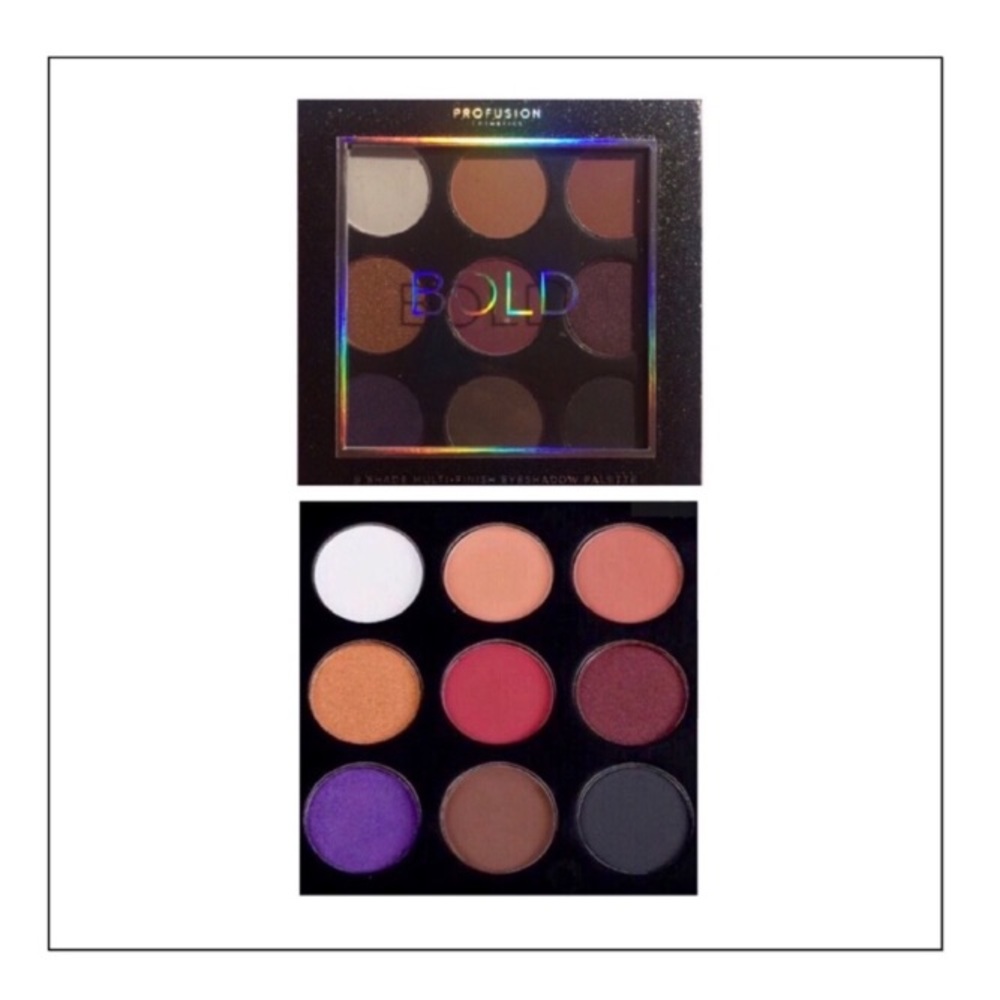 New Profusion 9 Shade Eyeshadow Palette BOLD - Picture 3 of 7
